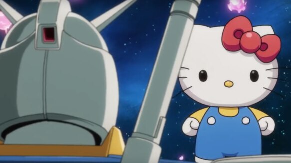 Hello Kitty vs. Mobile Suit Gundam