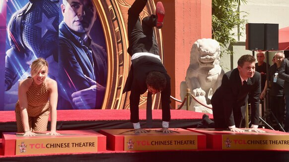 Avengers cast at the TCL Chinese Theatre