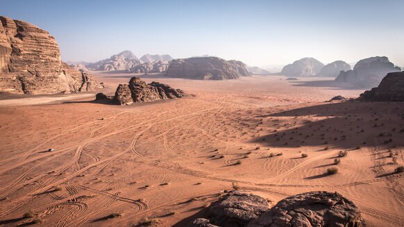 Dune movie location Wadi Rum in southern Jordan