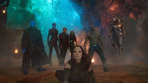 Guardians of the Galaxy Vol. 2 group shot