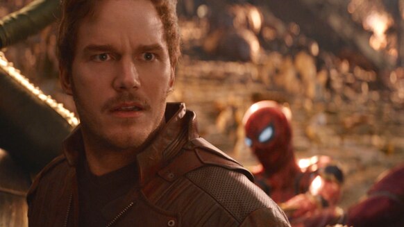 Chris Pratt as Peter Quill in Avengers: Infinity War