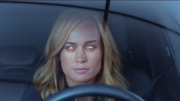 Brie Larson Captain Marvel Audi ad