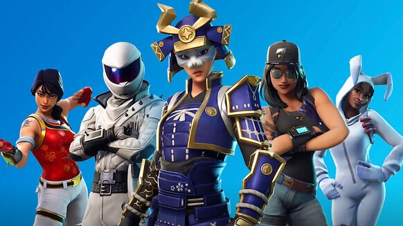 Characters in Fortnite from Epic Games