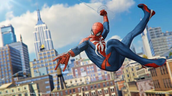 Spider Man on PlayStation 4