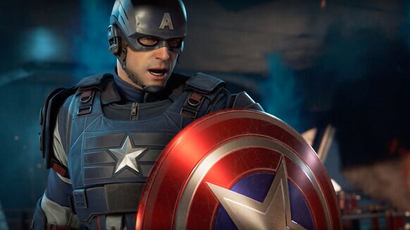 Captain America in Marvel Avengers video game