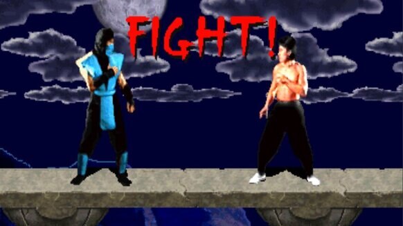 Mortal Kombat 1992 (SubZero vs Liu Kang)