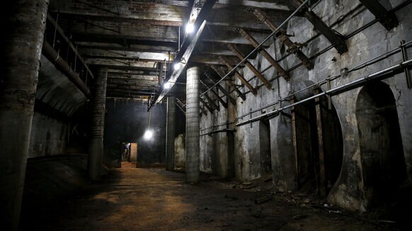 Creepy abandoned rail tunnel