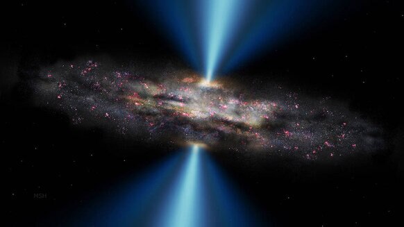 NASA image of a black hole