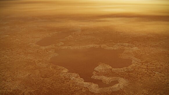 NASA image of Titan