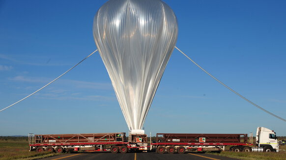 NASA space balloon prepares for launch