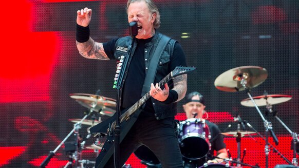 James Hetfield and Lars Ulrich of Metallica