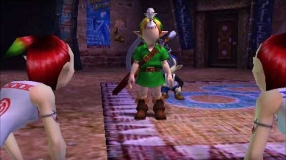 Legend of Zelda Majoras Mask Link Dancing hero