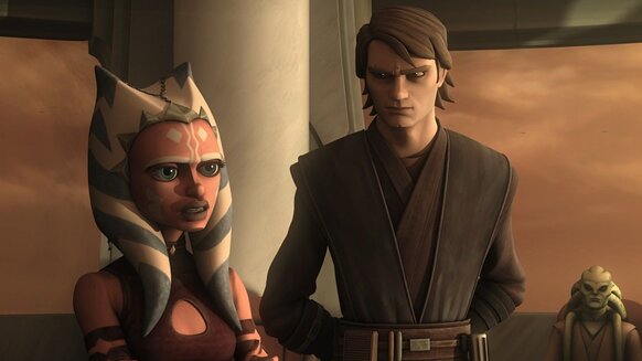 Anakin and Ahsoka Star Wars The Clone Wars