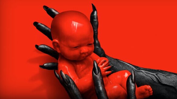 American Horror Story red baby image