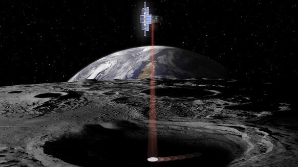 NASA image of its Lunar Flashlight mission