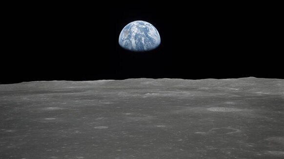 NASA image of Earth from the Moon