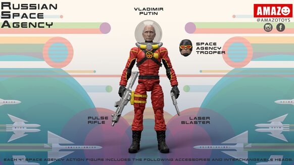 Vladimir Putin Space Force Figures