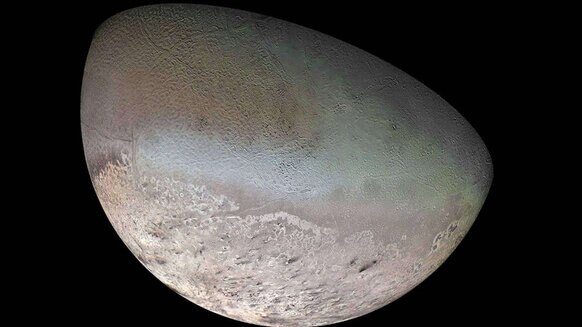 NASA image of Triton