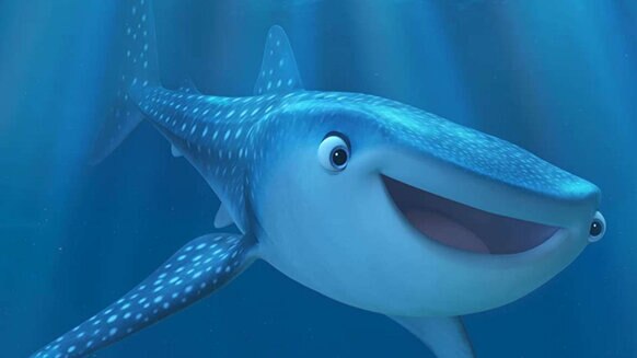 whale shark from Finding Dory