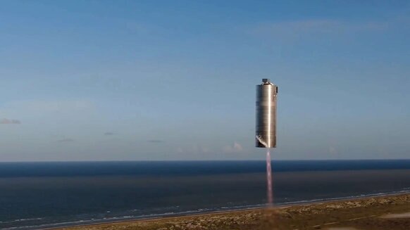 SpaceX Starship test hop from August 4 2020