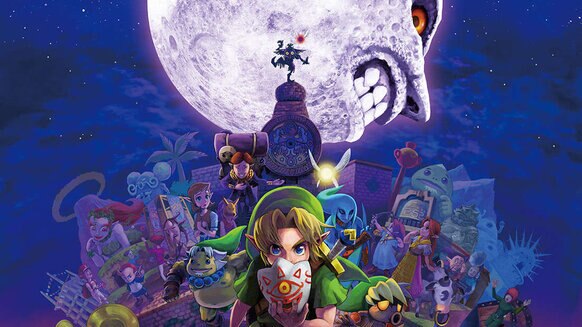 The Legend of Zelda Majoras Mask Moon poster