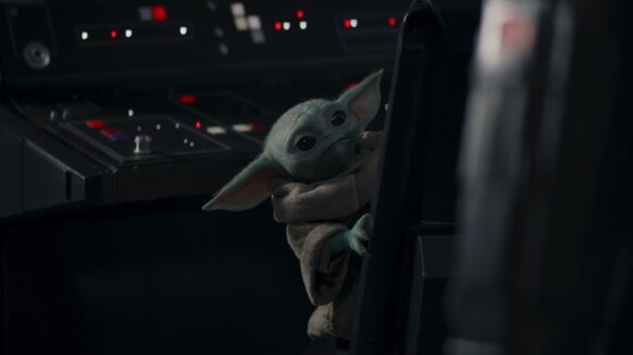 The Mandalorian Baby Yoda Luke Skywalker 