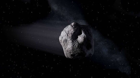 NASA image of a near-Earth asteroid