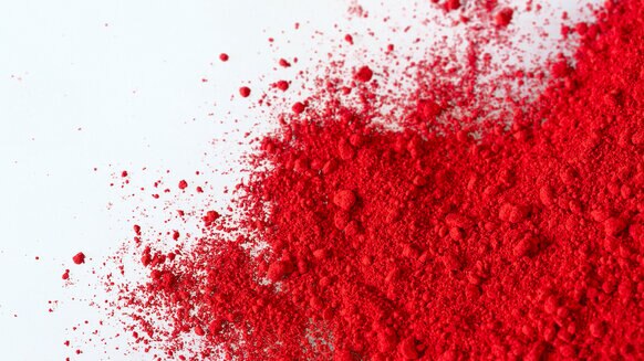 Liz Vermilion red pigment GETTY