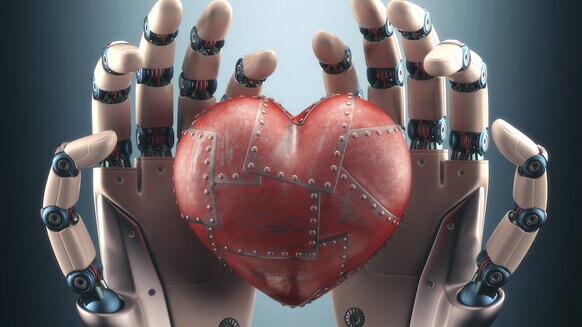 Cassidy Robotic Hands with Heart GETTY