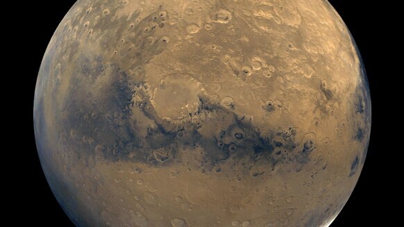 Global View of Mars From Viking Orbiter
