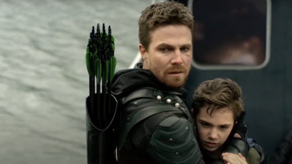 Stephen Amell as Oliver Queen in Arrow Season 8