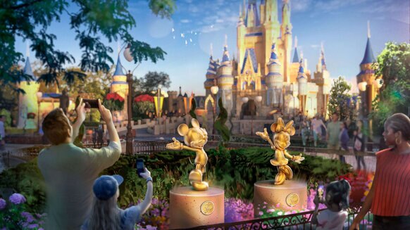 Walt Disney World Character Sculptures