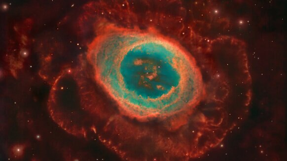 The glorious Ring Nebula, one of the finest examples of a dying star in the sky. Credit: NASA, ESA, and C. R. O'Dell (Vanderbilt University) and Robert Gendler