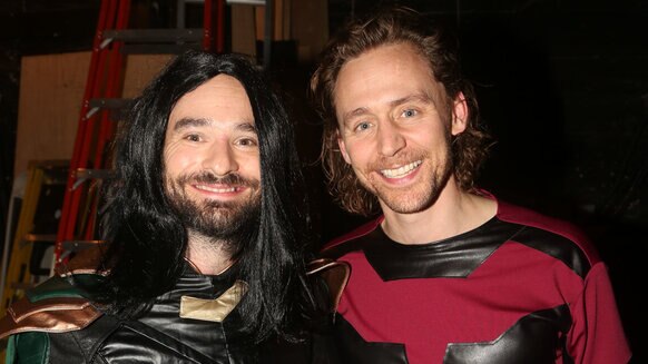 Tom Hiddleston and Charlie Cox Halloween Getty
