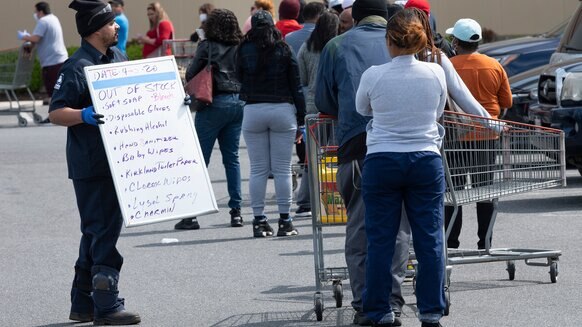 Costco lines via Getty Images