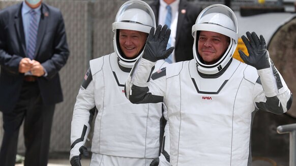 SpaceX Demo-2 astronauts
