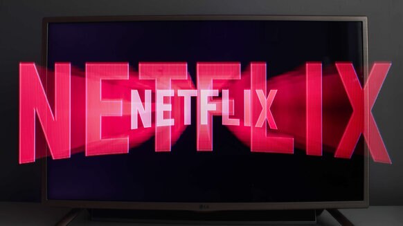 Netflix Logo on TV