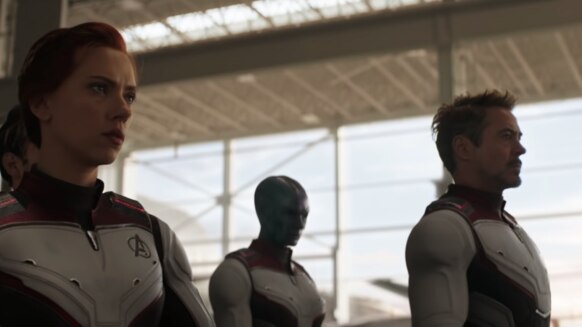 Avengers: Endgame trailer, Natasha Romanoff and Tony Stark