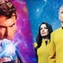 SIDE BY SIDE: David Tennant as Doctor Who, with Rebecca Romijn and Anson Mount on Star Trek: Strange New Worlds.