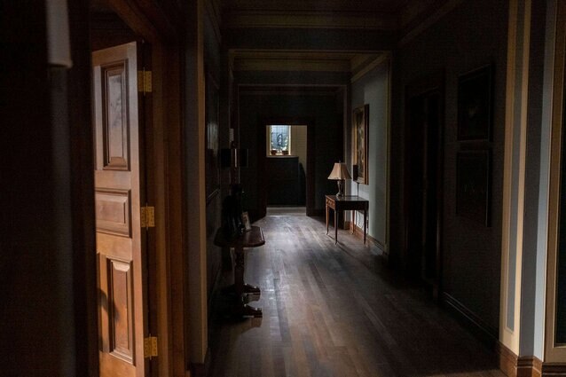 A dark corridor in The Haunting of Bly Manor at Netflix