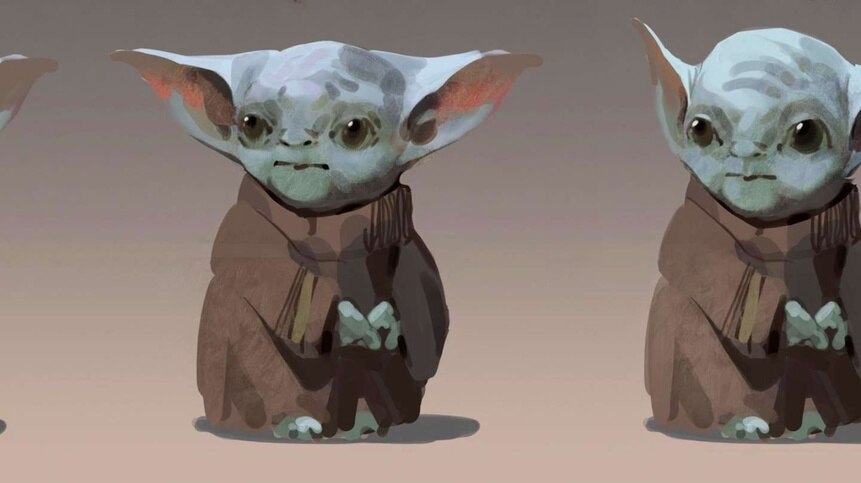 Baby Yoda concept art