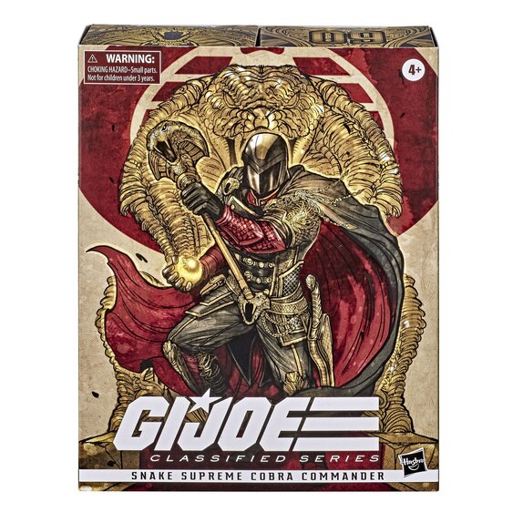 G.I. Joe Classified Series Snake Supreme Cobra Commander Action Figure