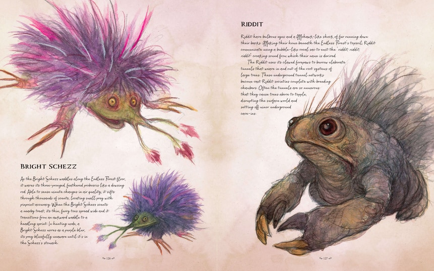 The Dark Crystal Bestiary Bright Schezz and Riddit