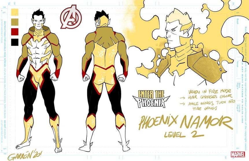 Namor Phoenix design