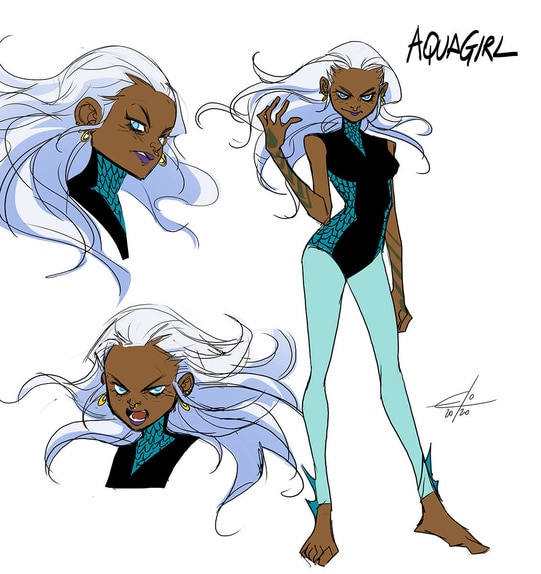 Teen Justice Aquagirl