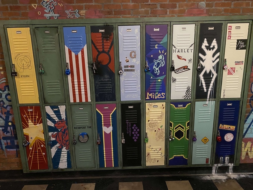 Avengers Campus VIP lockers