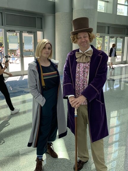 Doctor Who and Willy Wonka