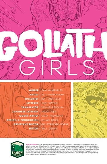 Goliath Girls #3 interior #1