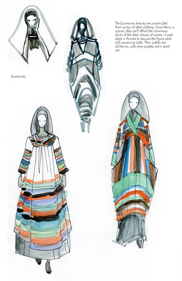 Handmaid's Tale, Concept art, Econowives costume