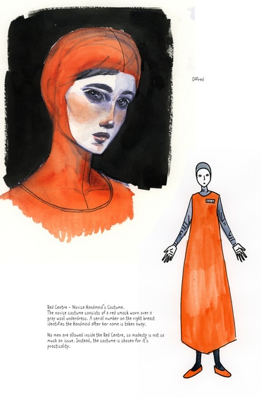 Handmaid's Tale, Concept art, Offred